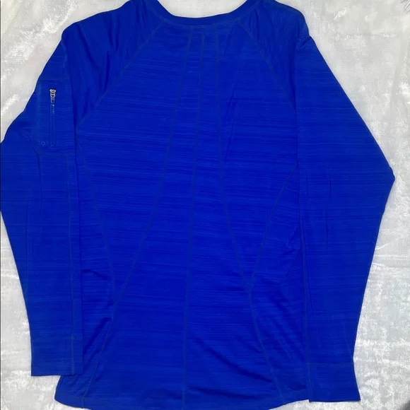 Athleta Women's Vibrant Blue Long Sleeve Top - Picture 6 of 7